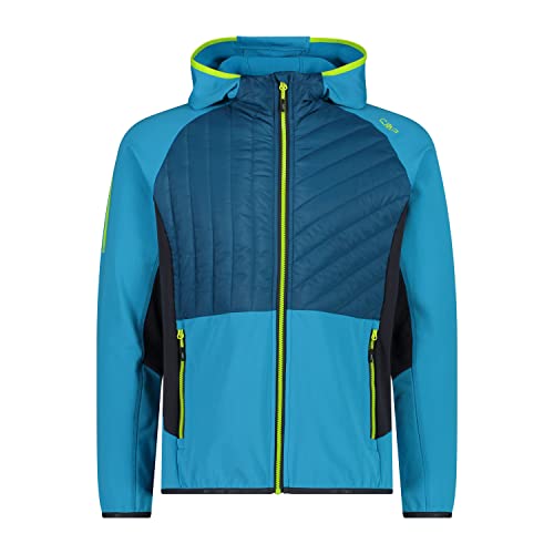 CMP Man Jacket HYBRID FIX Hood, Größe:54, Farbe:Reef von CMP