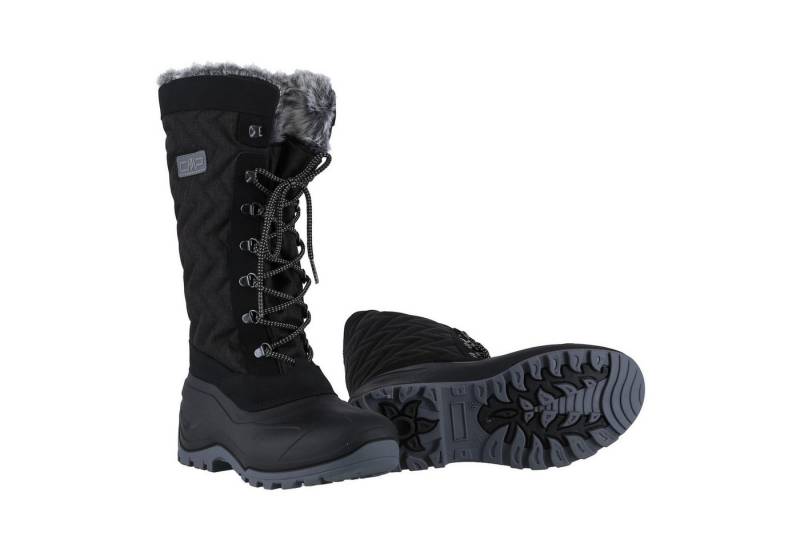 CMP Nietos Urban Style (Kunstpelzfutter, wasserdichter Überschuh) schwarz Winterstiefel von CMP