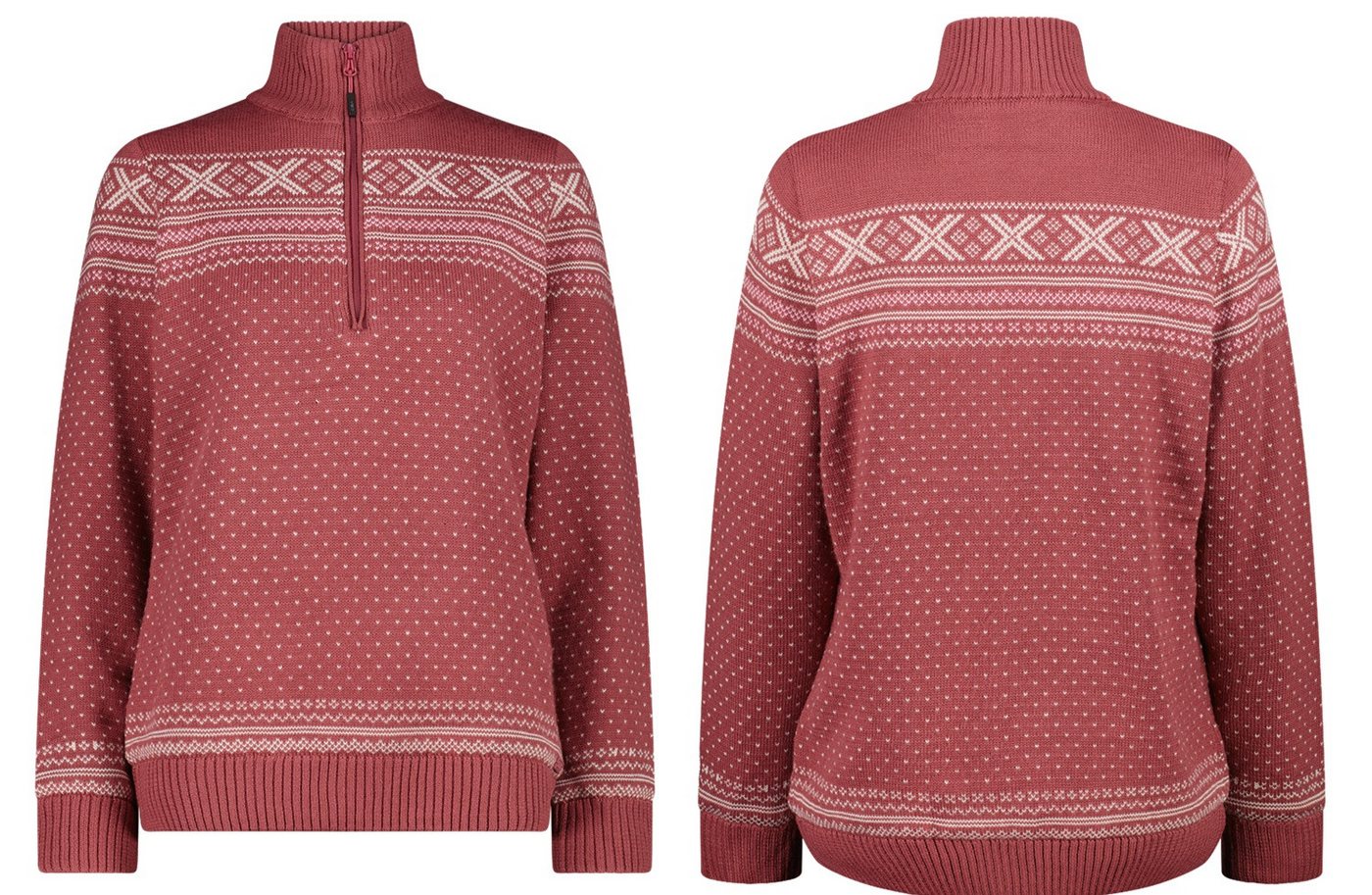 CMP Norwegerpullover CMP Damen Pullover Woman Sweat Knitted WP mit Wind Protect Membrane von CMP