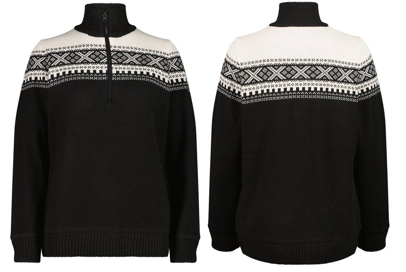 CMP Norwegerpullover CMP Damen Pullover Woman Sweat Knitted WP mit Wind Protect Membrane von CMP