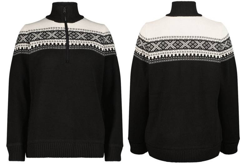 CMP Norwegerpullover CMP Damen Pullover Woman Sweat Knitted WP mit Wind Protect Membrane von CMP