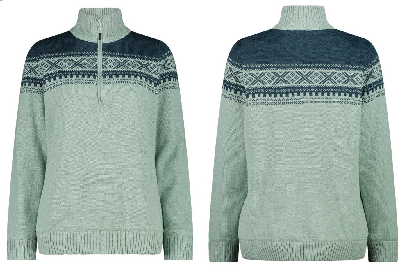 CMP Norwegerpullover CMP Damen Pullover Woman Sweat Knitted WP mit Wind Protect Membrane von CMP