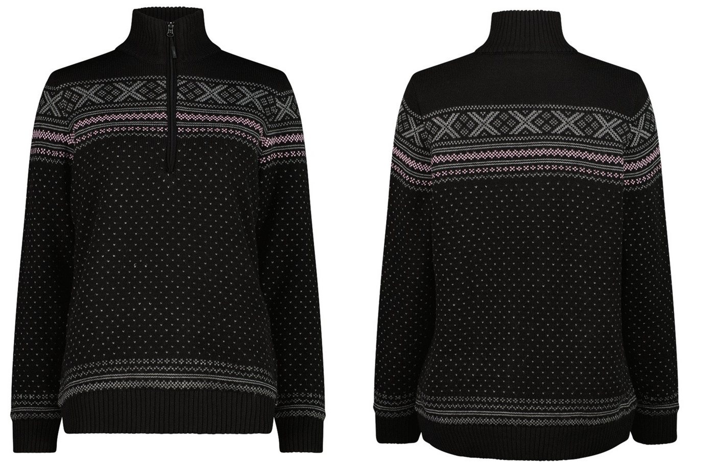 CMP Norwegerpullover CMP Damen Pullover Woman Sweat Knitted WP mit Wind Protect Membrane von CMP