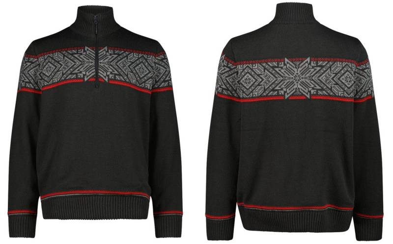 CMP Norwegerpullover CMP Herren Pullover Sweat Knitted WP mit Wind Protect Membrane von CMP