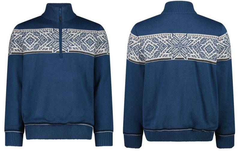 CMP Norwegerpullover CMP Herren Pullover Sweat Knitted WP mit Wind Protect Membrane von CMP