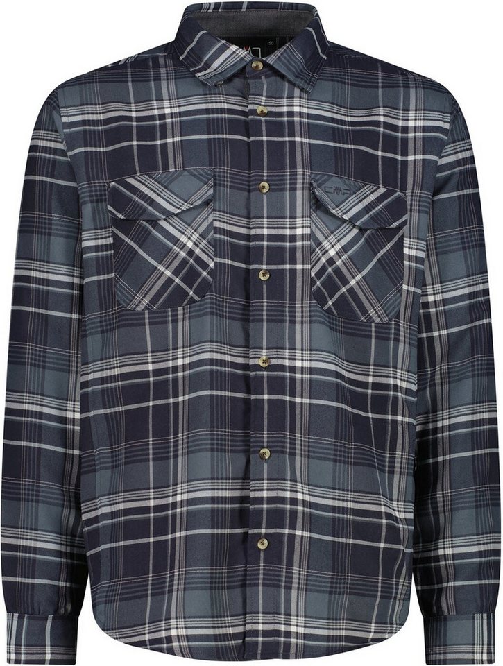 CMP Outdoorhemd MAN SHIRT ANTRACITE-GHIACCIO-GREY von CMP