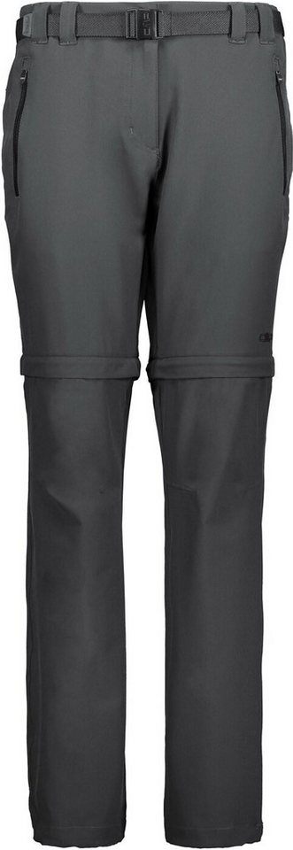CMP Outdoorhose WOMAN ZIP OFF PANT ANTRACITE von CMP