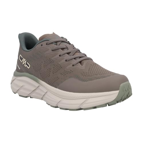CMP RAHMSY Herren Wasserdichte Multifunktionsschuhe - Leichte Knit Walking Sneaker mit FullOn Grip Sohle & Gepolsterter Innensohle, Fango-Moschus, 46 EU von CMP