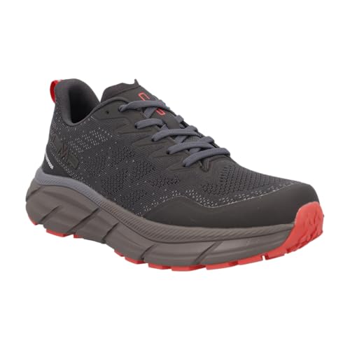 CMP RAHMSY Herren Wasserdichte Multifunktionsschuhe - Leichte Knit Walking Sneaker mit FullOn Grip Sohle & Gepolsterter Innensohle, Piombo-Ferrari, 42 EU von CMP