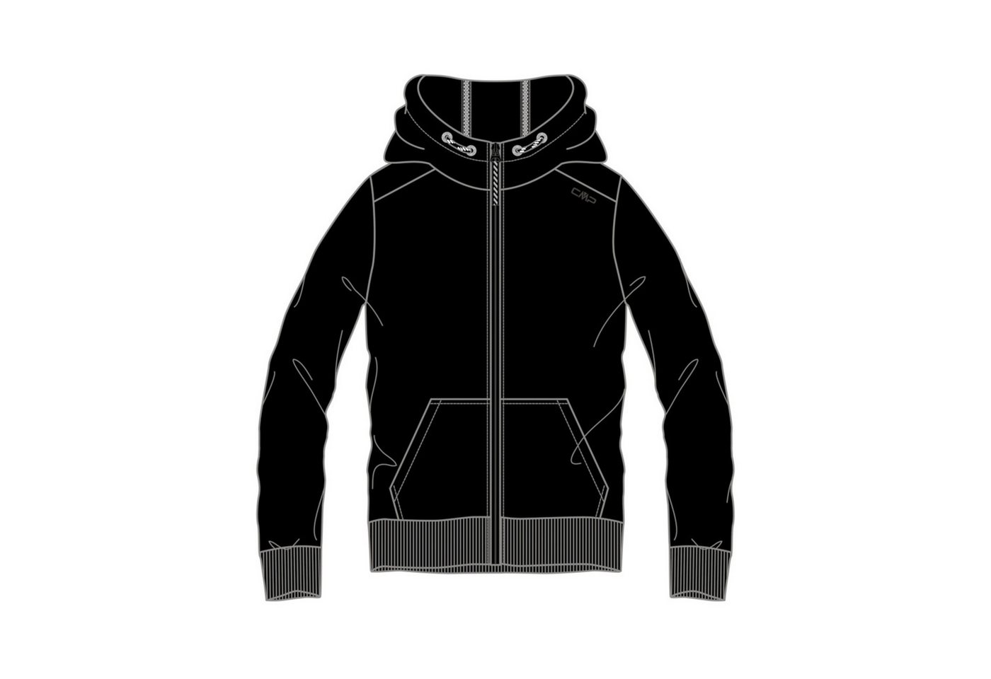 CMP Regenjacke CMP Kinder Jacke KID JACKET FIX HOOD 32D8244 von CMP