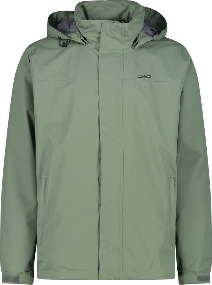 CMP Regenjacke MAN JACKET SNAPS HOOD SALVIA von CMP