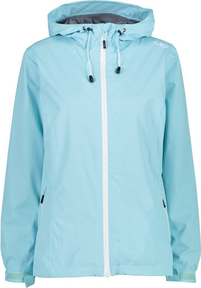 CMP Regenjacke WOMAN JACKET FIX HOOD ACQUA von CMP