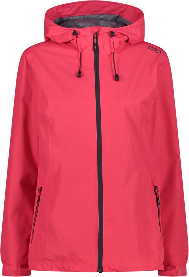 CMP Regenjacke WOMAN JACKET FIX HOOD FRAGOLA von CMP