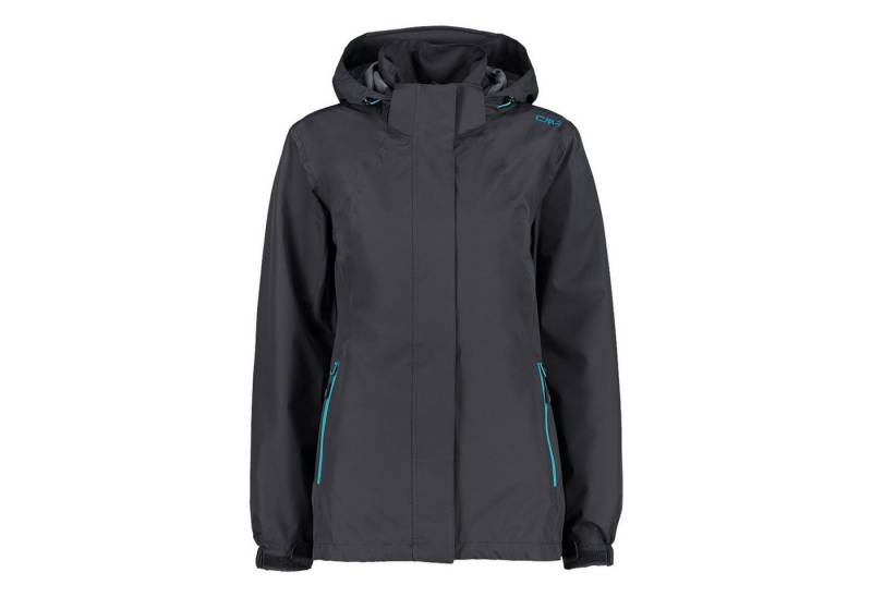 CMP Regenjacke Woman Jacket Zip Hood with Ventilation mit abnehmbarer Kapuze von CMP