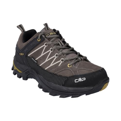CMP Rigel Herren Low Waterproof Wanderschuhe - Wildleder Trail Schuhe mit Knöchelstütze & All-Terrain Grip Designed in Italy, Fango, 40 EU CMP Rigel Herren Low Waterproof Wanderschuhe - Wildleder Trail Schuhe mit Knöchelstütze & All-Terrain Grip Designed in Italy, Fango, 40 EU von CMP