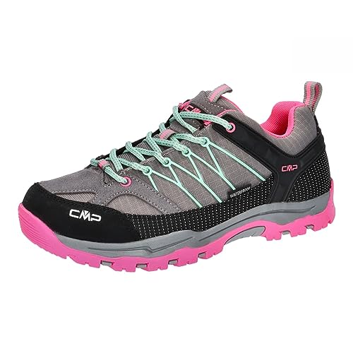 CMP Unisex Kinder Kids Rigel Low Shoes Wp Trekking-Schuhe, Zementgrau Fluo Pink Cemento Pink Fluo, 39 EU CMP Unisex Kinder Kids Rigel Low Shoes Wp Trekking-Schuhe, Zementgrau Fluo Pink Cemento Pink Fluo, 39 EU von CMP