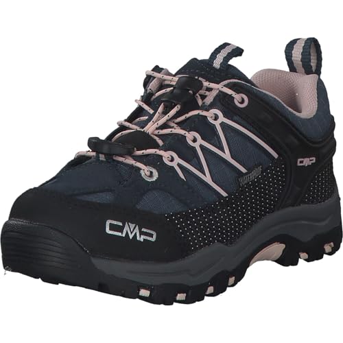 CMP Kinder Rigel Low Trekking Shoe Wp, Asphalt-Rose, 38 von CMP