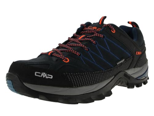 CMP Rigel Low Trekking Shoes WP Men Größe 45 27NM b.Blue-Flash orange von CMP