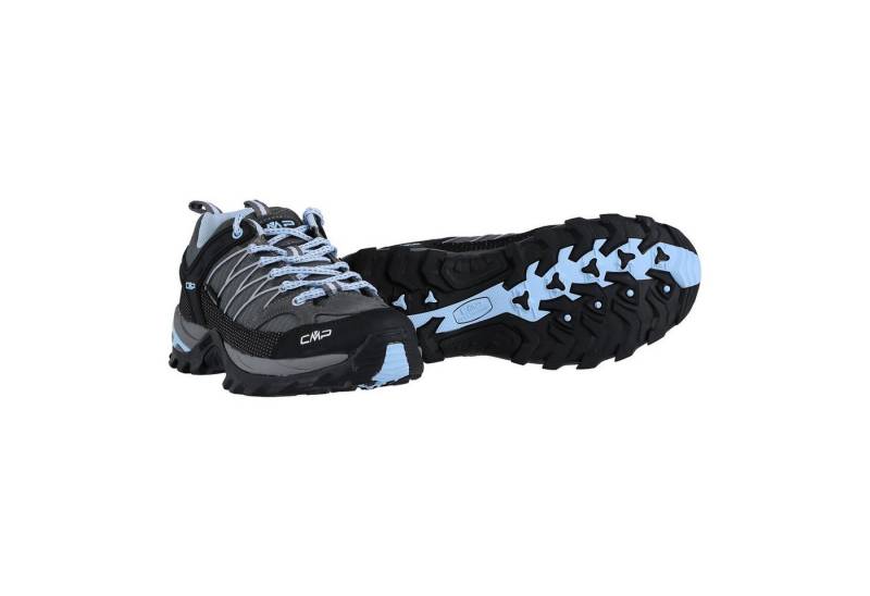 CMP Rigel Low Trekking WP (Trekking, wasserdicht) graphitgrau/hellblau Wanderschuh von CMP