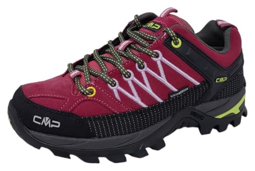 CMP Rigel Low Wmn Trekking Shoes Wp Damen Wanderschuhe, Pfingstrose Apfel 001, 40 EU von CMP