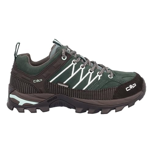CMP Rigel Low Wmn Trekking Shoes Wp Damen Wanderschuhe, Trek Green Jade, 40 EU von CMP