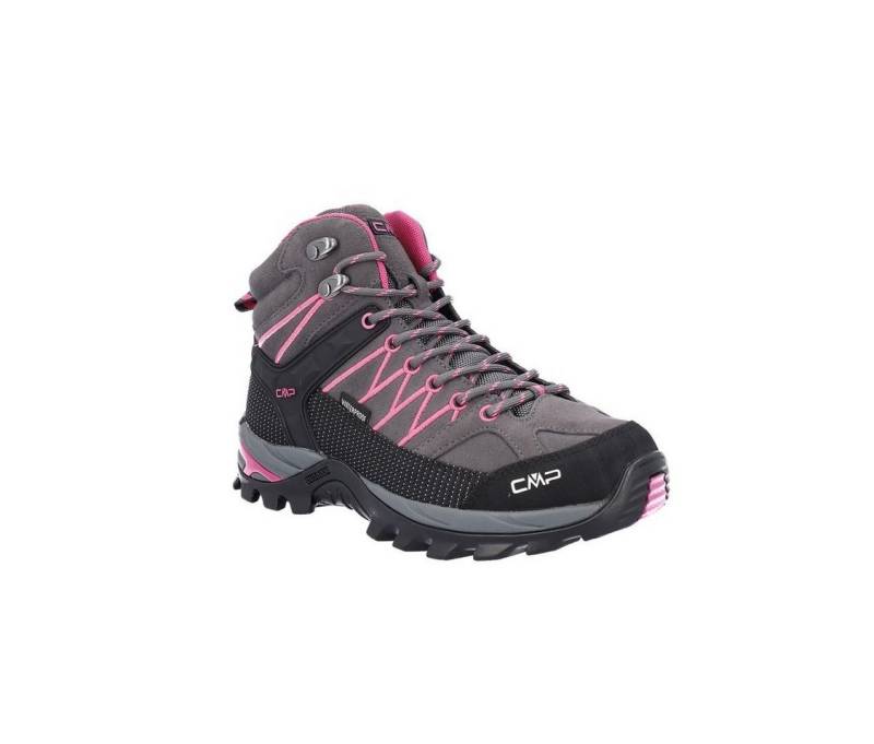 CMP Rigel Mid WP (Trekking, wasserdicht) grau/pink Damen Wanderschuh von CMP