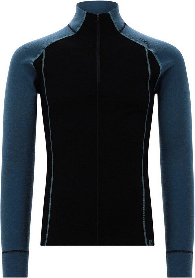 CMP Rollkragenpullover KILDAR MAN BASE LAYER ANTRACITE-NILO von CMP