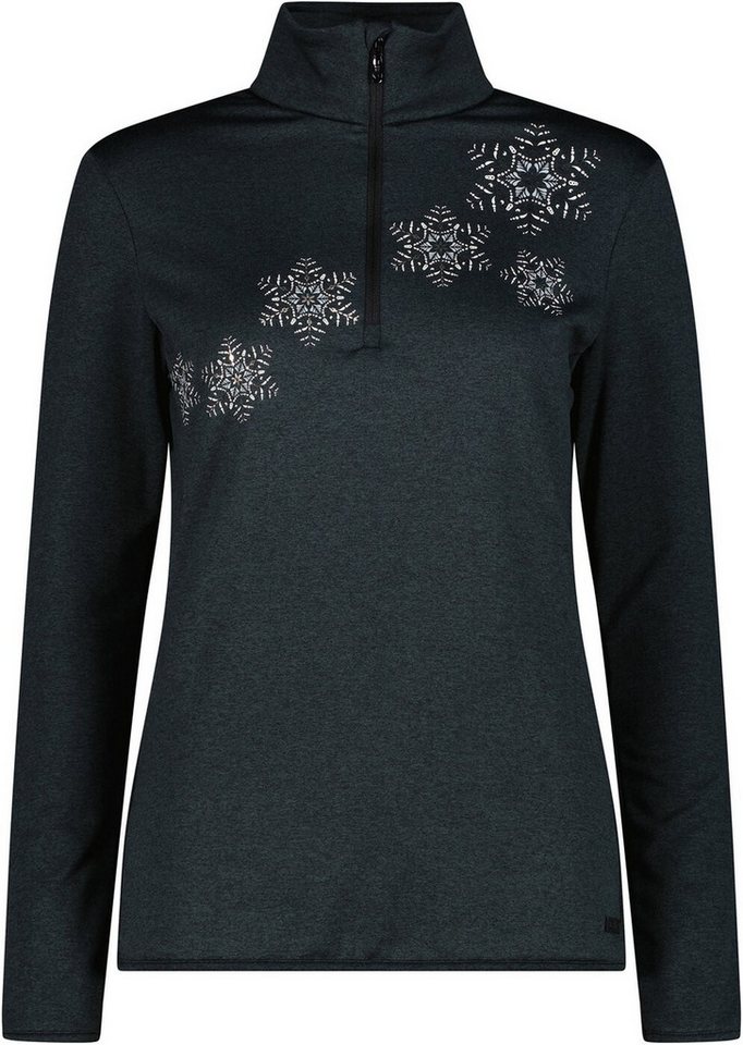CMP Rollkragenpullover WOMAN SWEAT NERO MEL. von CMP