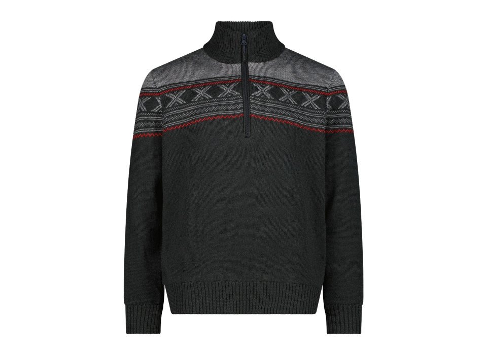 CMP Rollkragenshirt MAN SWEAT KNITTED WP von CMP