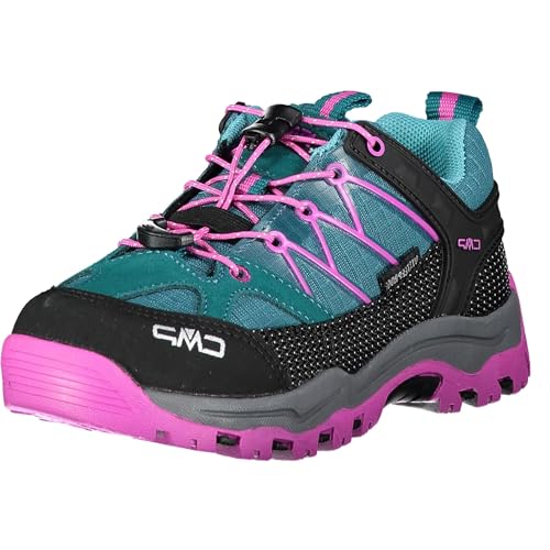 CMP Kids Rigel Low Trekking Shoes Wp Unisex Kinder Trekking-Schuhe, Blau Hellblau Lake Acqua, 33 EU von CMP