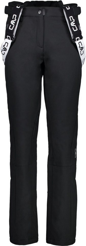 CMP Skihose WOMAN SALOPETTE NERO Skihosen mit Träger Damen von CMP