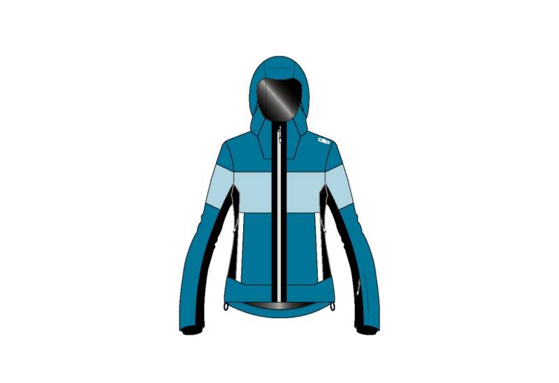 CMP Skijacke CMP Damen Skijacke Woman Jacket Zip Hood 3W0676 von CMP