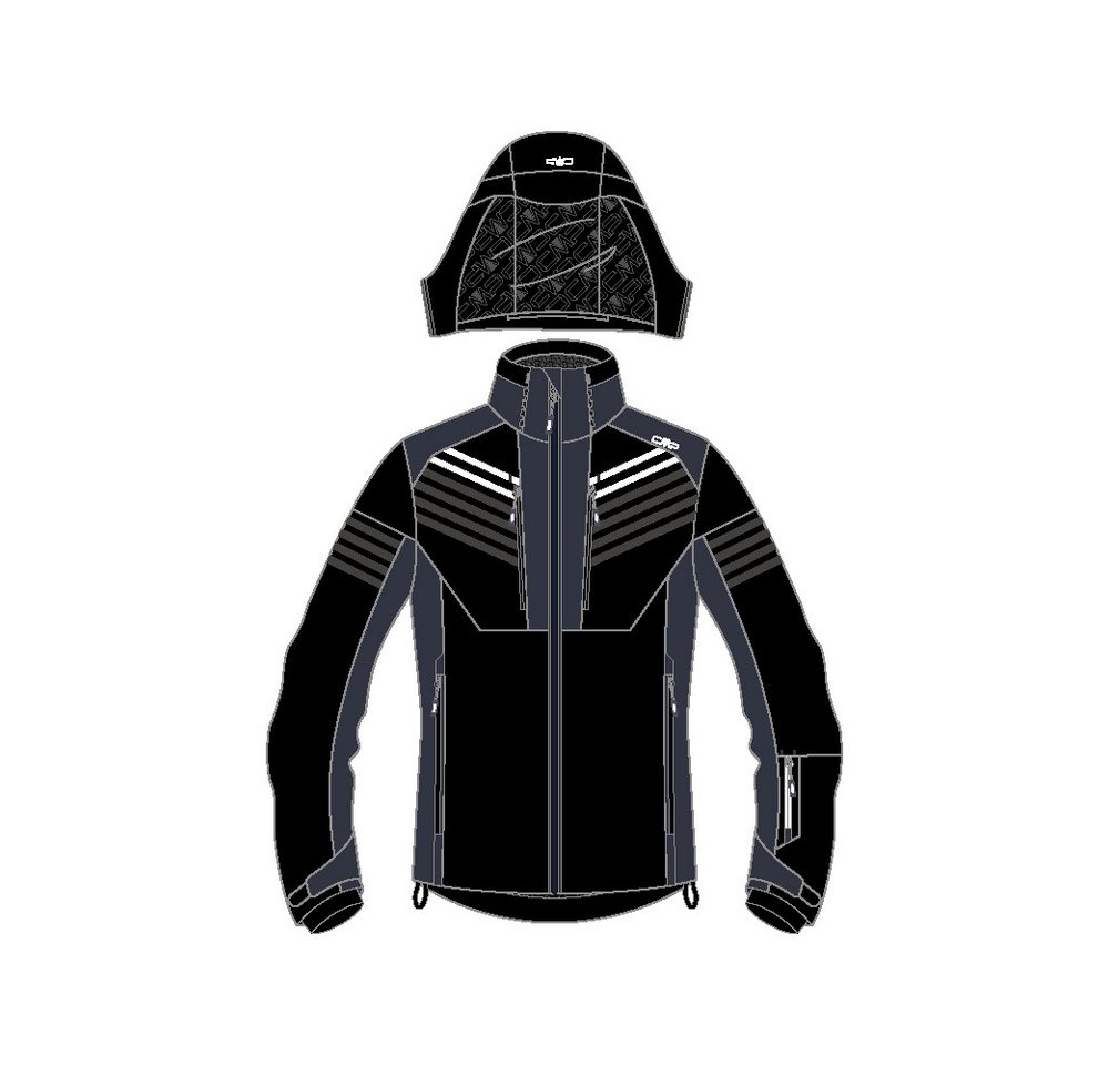 CMP Skijacke CMP Herren Skijacke Man Zip Hood Jacket 33W0967 von CMP
