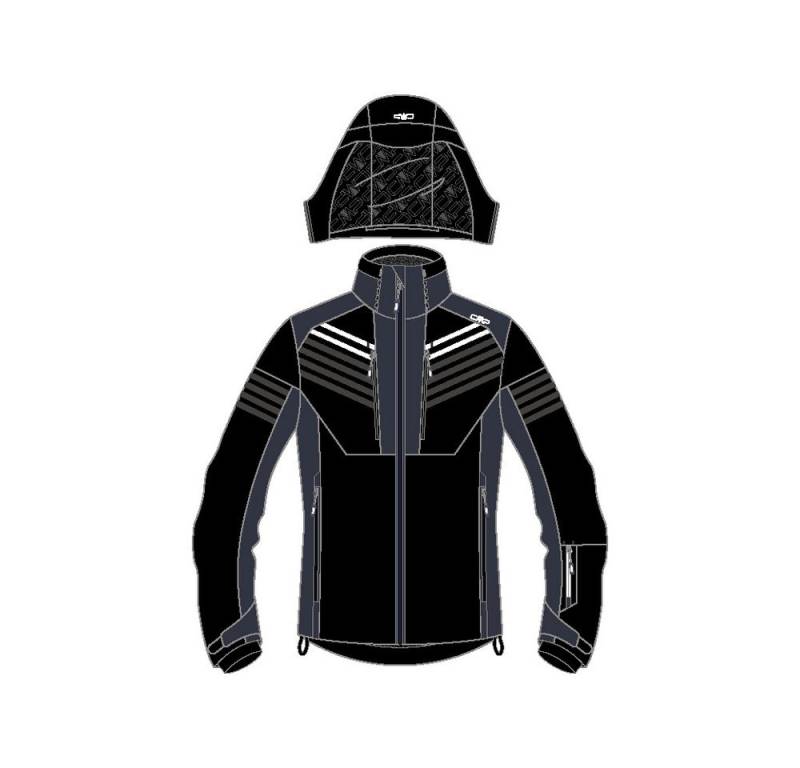CMP Skijacke CMP Herren Skijacke Man Zip Hood Jacket 33W0967 von CMP