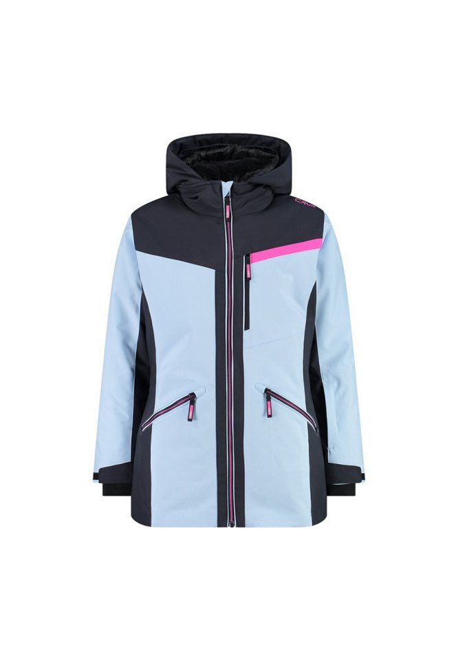 CMP Skijacke CMP Mädchen Skijacke aus Twill long Jacket mit Kapuze 34W4855 skylight von CMP