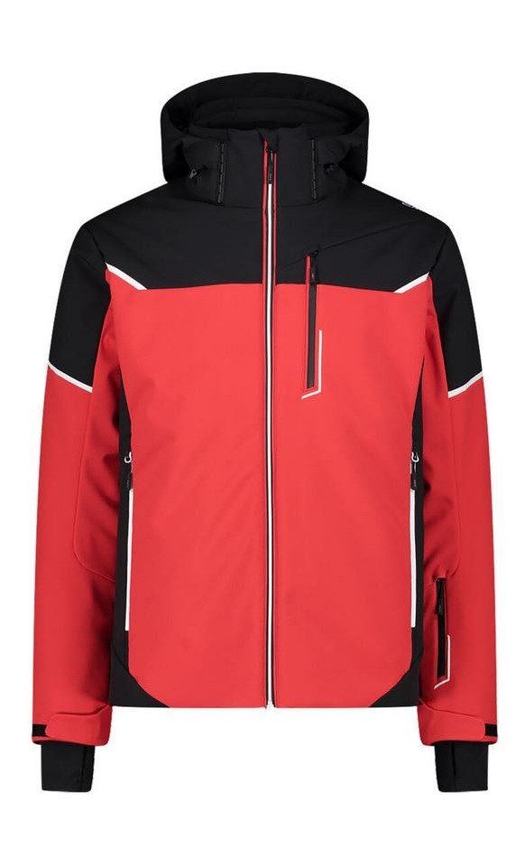 CMP Skijacke MAN JACKET ZIP HOOD FERRARI-NERO Herren Ski-Jacke von CMP
