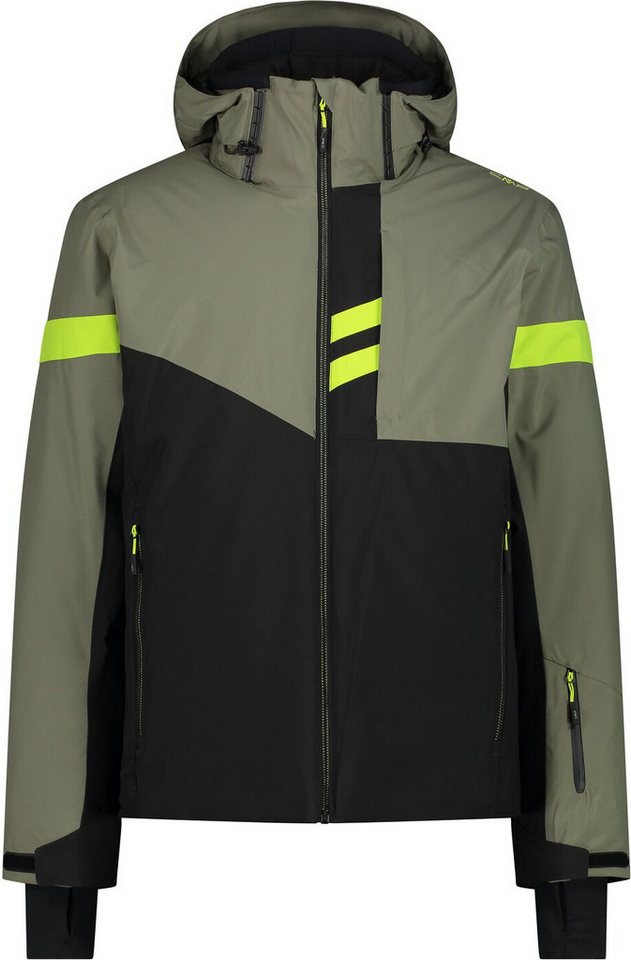 CMP Skijacke MAN JACKET ZIP HOOD NERO von CMP