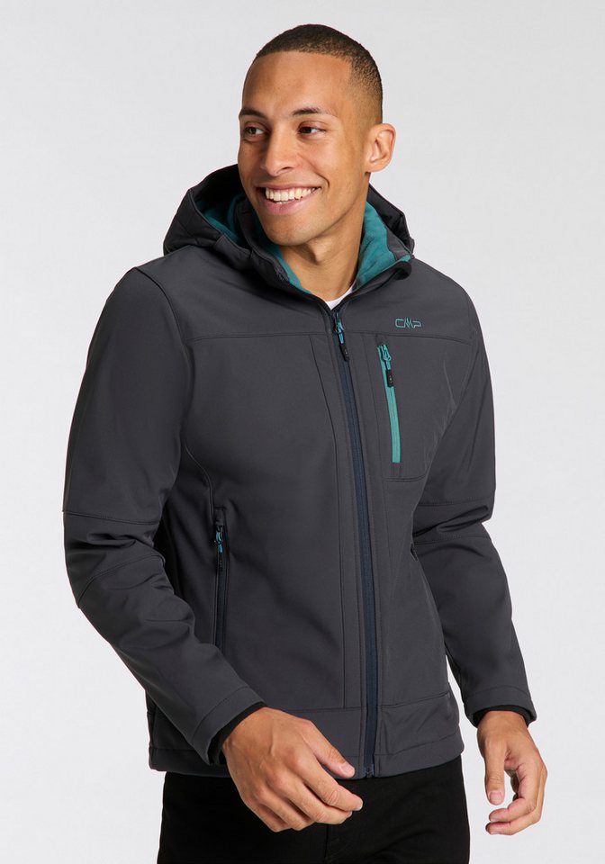 CMP Softshelljacke (1-St) Wasserabweisend & Winddicht & Atmungsaktiv von CMP