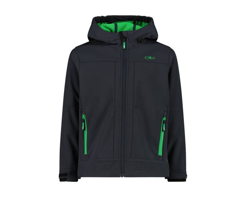 CMP Softshelljacke KID SOFTSHELL JACKET FIX HOOD für Kinder (1-St) mit Clima Protect Membran, wasserabweisend, atmungsaktiv von CMP