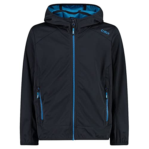 KID Jacket Fix Hood Anthrazit-Ref (23UN) 152, Braun/Grün, 152 cm von CMP