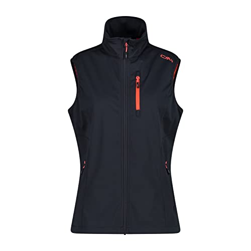 CMP - Leichte Softshellweste für Damen, Anthrazit, D34 von CMP