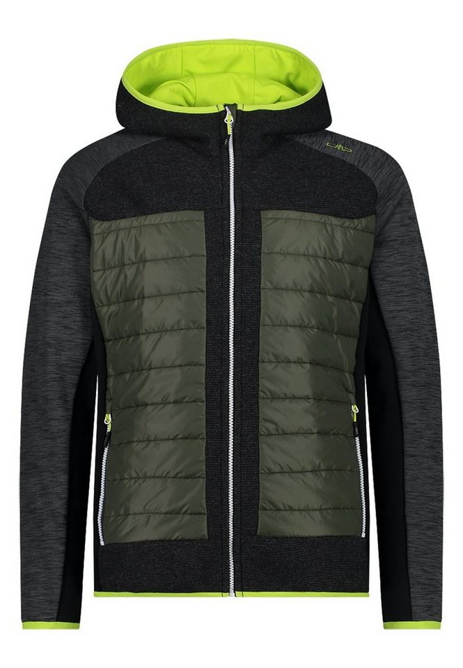 CMP Steppjacke CMP Herren Hybrid Fleecejacke mit leichter Frontwa von CMP