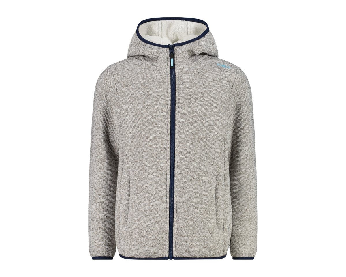 CMP Strickfleecejacke (1-St) mit fester Kapuze, aus Polyester, sportlicher Stil von CMP