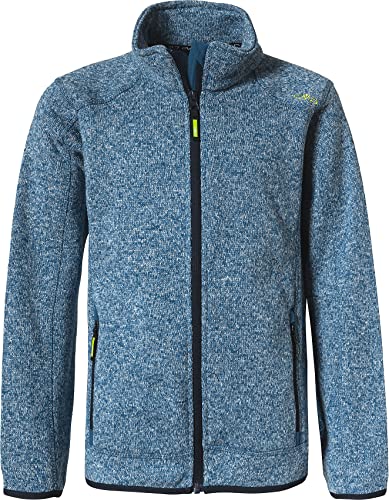 CMP Jungen Funktionsfleecejacke blau/navy/schwarz 140 von CMP