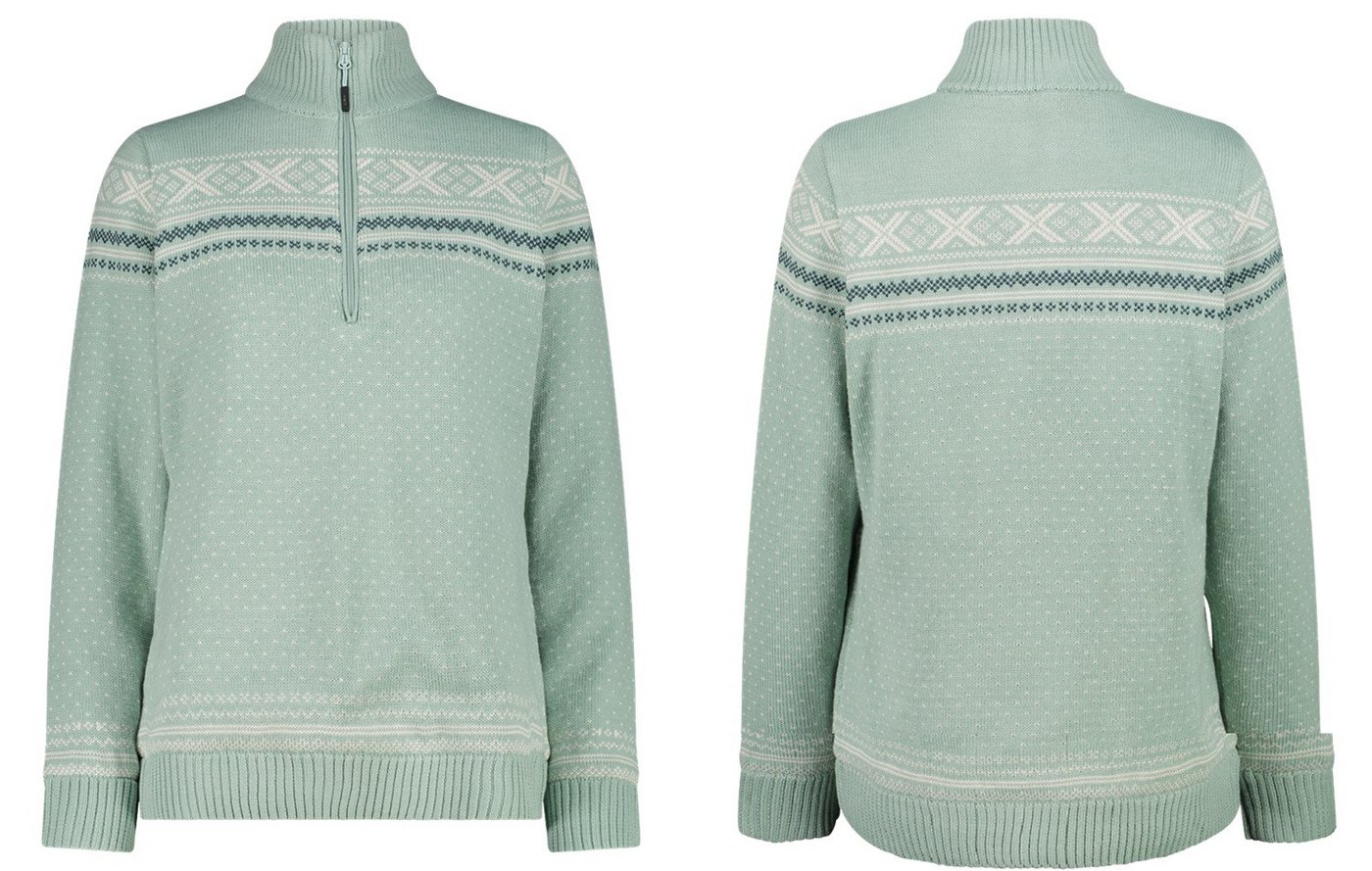 CMP Strickpullover CMP Damen Pullover Woman Sweat Knitted WP mit Wind Protect Membrane von CMP