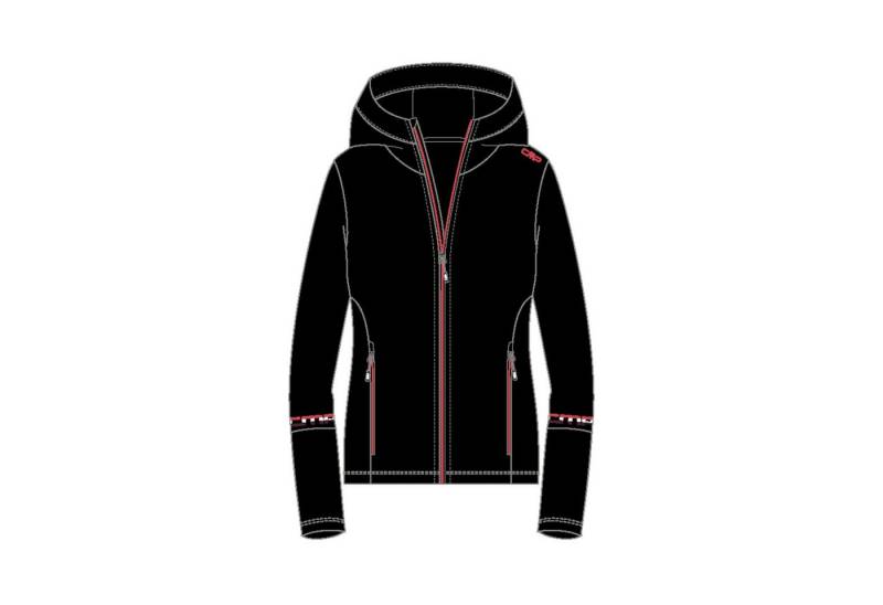 CMP Sweatjacke CMP Damen Sweatjacke WOMAN JACKET FIX HOOD 32E4076 von CMP