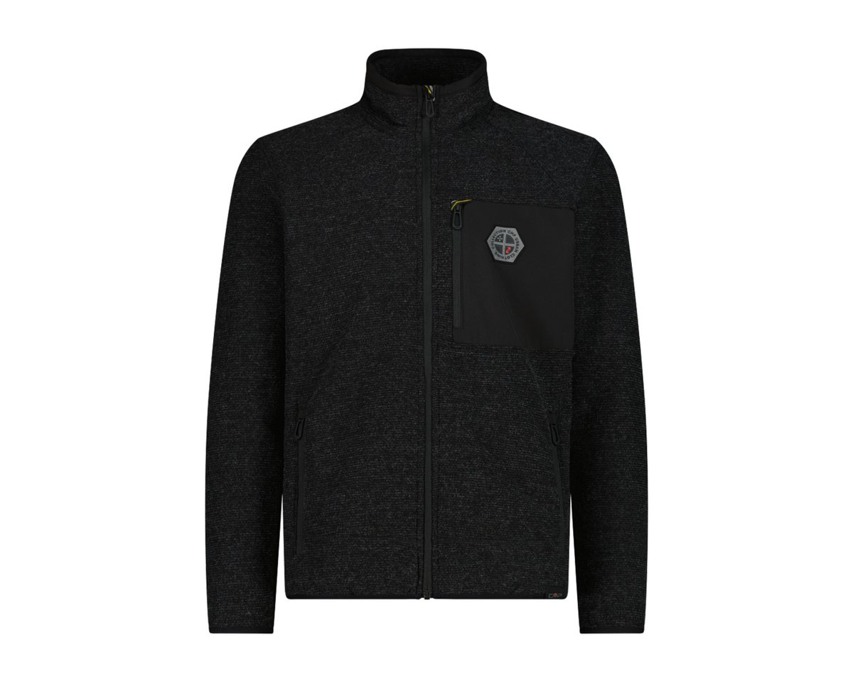 CMP Sweatjacke MAN JACKET ANTRACITE MEL. von CMP