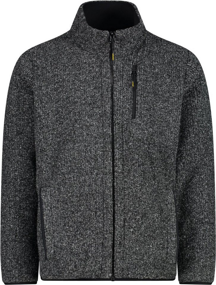 CMP Sweatjacke MAN JACKET NERO MEL. von CMP