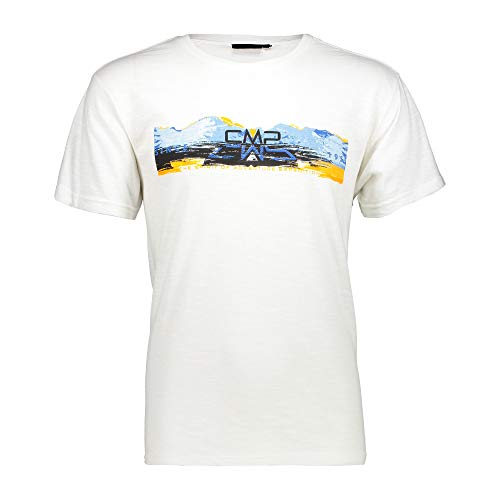 CMP T-Shirt Shirt Man T-Shirt weiß Fotoprint (L) von CMP