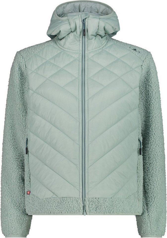 CMP T-Shirt WOMAN JACKET HYBRID FIX HOOD JADE von CMP